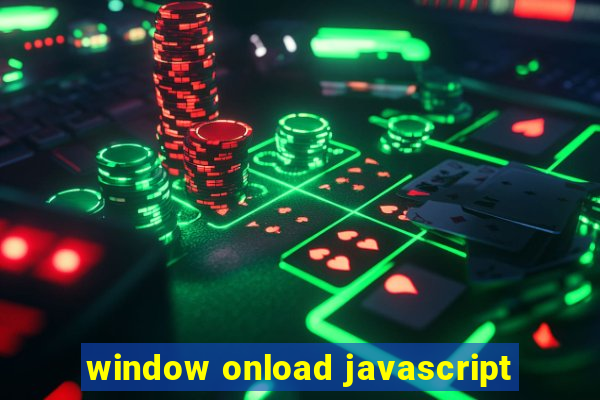 window onload javascript